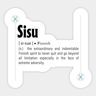 Sisu: Definition of Finnish word Sticker